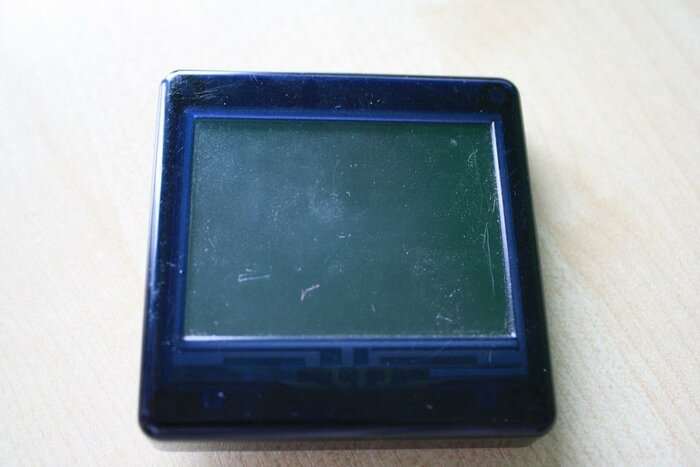 old LCD module - top view