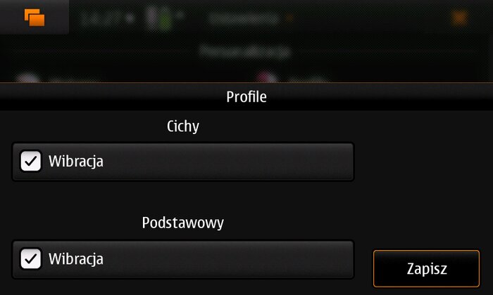 Settings/Profile