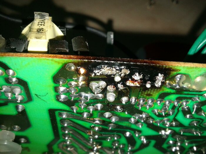 Burnt PCB