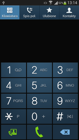 Dialer - keyboard