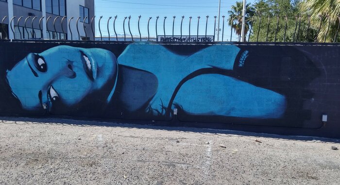 Woman graffiti