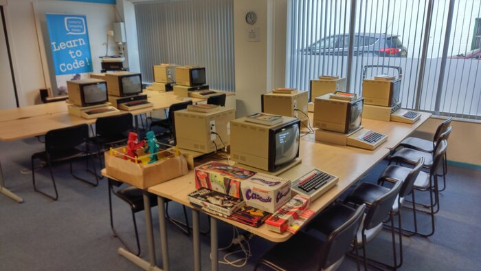 BBC Micro equipped classroom