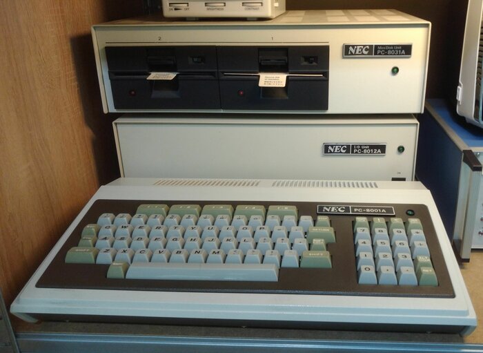 NEC PC-8001A with peripherals