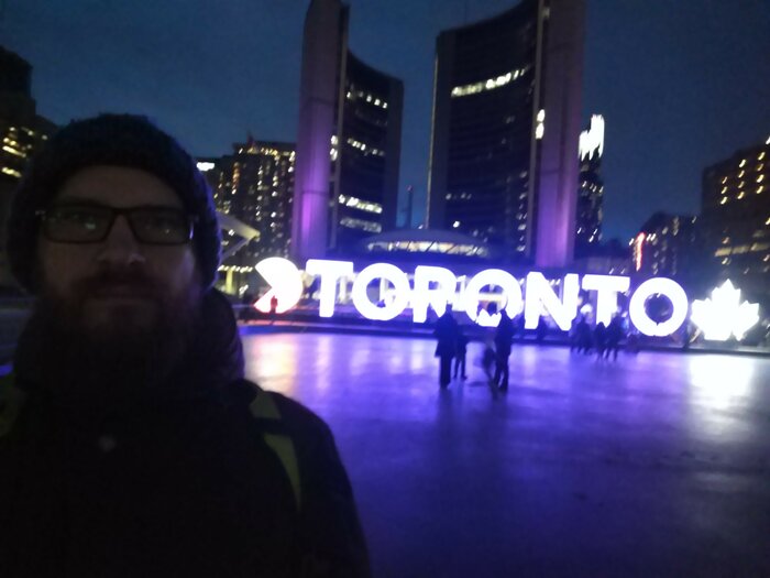 Me and TORONTO city sign