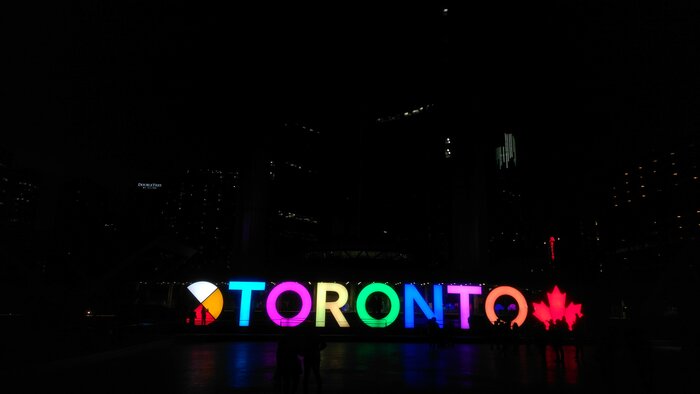 TORONTO city sign