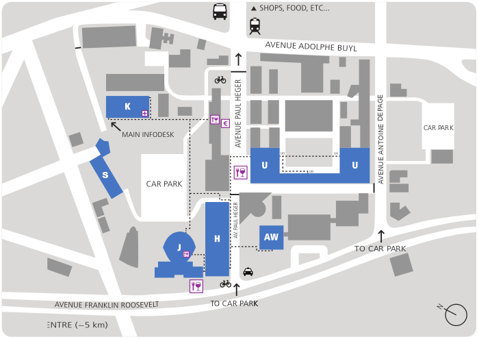 FOSDEM map