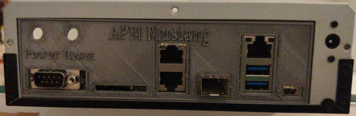 I O plate for APM Mustang Marcin Juszkiewicz