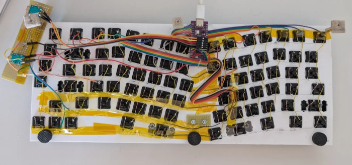 keyboard with encoders (bottom side)