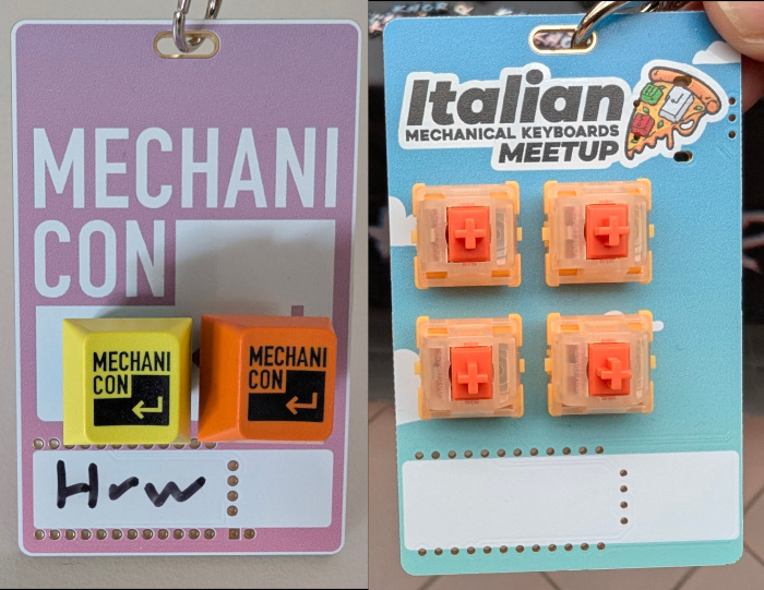 Mechanicon badge next to Bologna badge